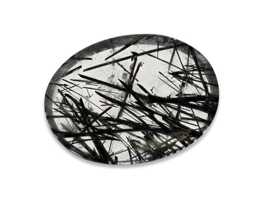 [QZX3831D] Tourmalated Quartz 38x29mm Oval