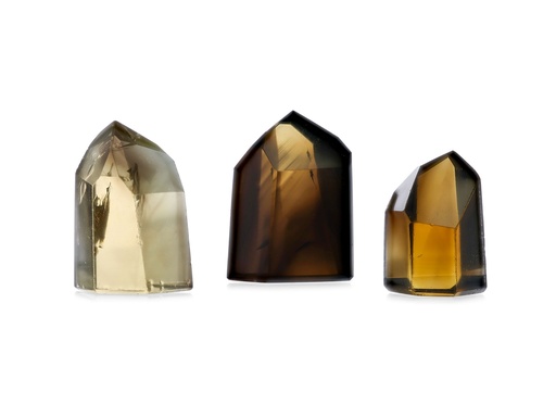 [QZJ3007F] Smoky Citrine Points 20-30mm Wide Sized