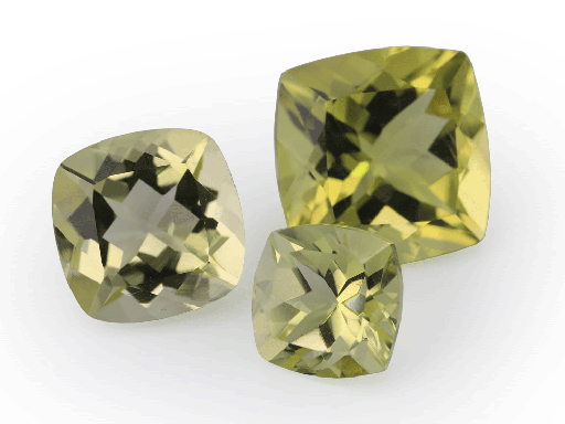 [LQQA-10] Lemon Quartz 10mm Square Cushion