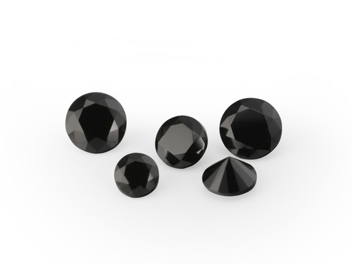 [ZBRS-0175] Cubic Zirconia 1.75mm Round Black Signity