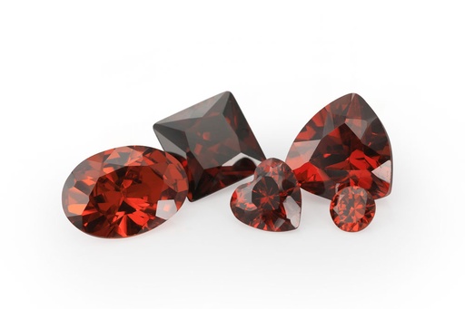 [ZNV-1210] Cubic Zirconia 12x10mm Oval Red