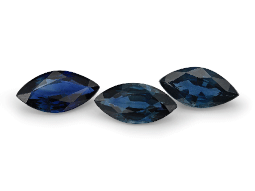 [SM0804A] Australian Sapphire 8x4mm Marquise Mid Blue