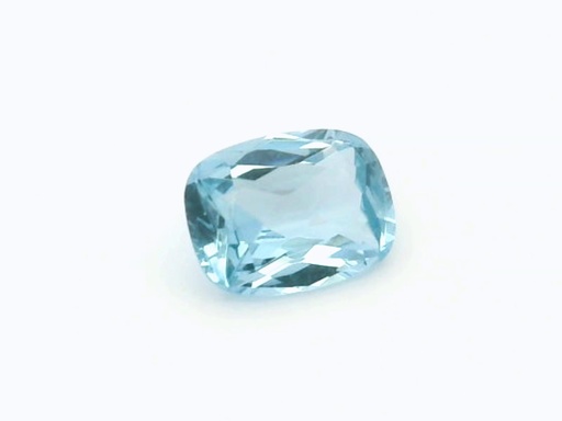 [UQSA-0806] Synthetic Spinel 8x6mm Cushion Aquamarine Blue