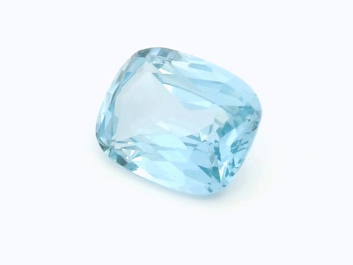 [UQSA-1008] Synthetic Spinel 10x8mm Cushion Aquamarine Blue