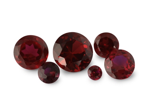 [RSDR-01] Synthetic Ruby 1.00mm Round Dark Red