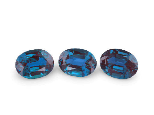 [AXCV-0705] Synthetic Alexandrite Chrysoberyl 7x5mm Oval 