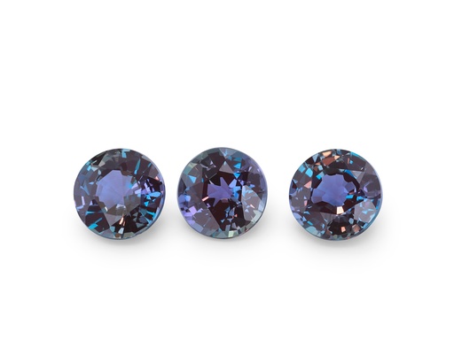 [AXCR-05] Synthetic Alexandrite Chrysoberyl 5.00mm Round