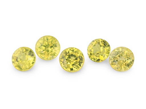 [SYR03A] Yellow Sapphire 3.00mm Round Light