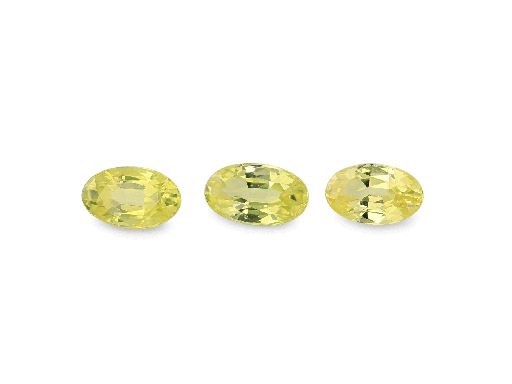 [SYV0503A] Australian Sapphire 5x3mm Oval Mid Yellow