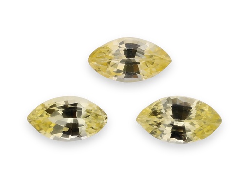 [SYM05025] Yellow Sapphire 5x2.5mm Marquise Light