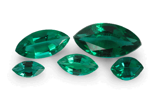 [ECM-0402] Hydrothermal Emerald 4x2mm Marquise 