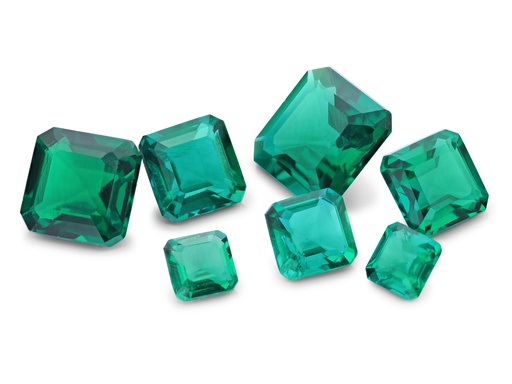 [ECEQ-07] Hydrothermal Emerald 7.00mm Square Emerald Cut