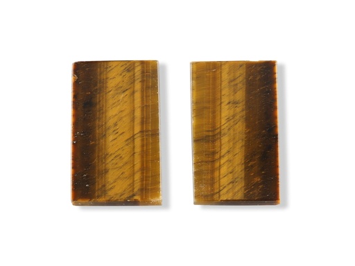 [TIGEX3003] Tigereye 26x16mm Baguette Pair