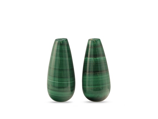 [MLPD-1507] Malachite 15x7mm Polished Drop Pair