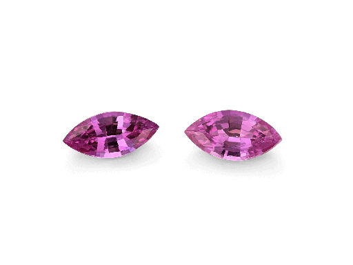 [KM07035A] Pink Sapphire 7x3.5mm Marquise Dark