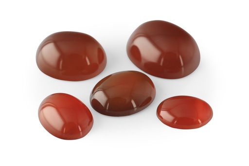 [CNCV-0705] Carnelian 7x5mm Oval Cabochon 