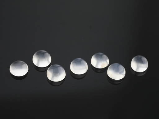 [MR-035] White Moonstone 3.50mm Round Cabochon