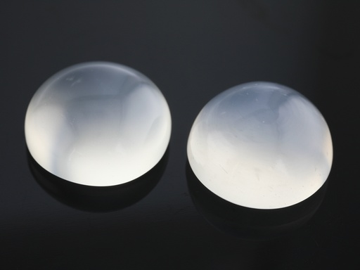 [MR-13] White Moonstone 13mm Round Cabochon