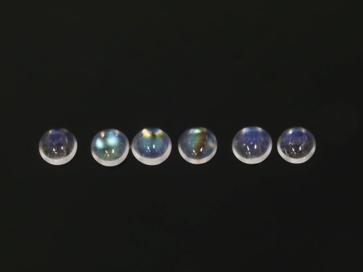 [MBR-035] Blue Moonstone 3.50mm Round Cabochon