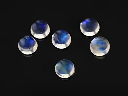 [MBR-05] Blue Moonstone 5.00mm Round Cabochon