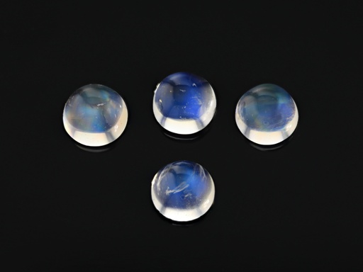 [MBR-06] Blue Moonstone 6.00mm Round Cabochon