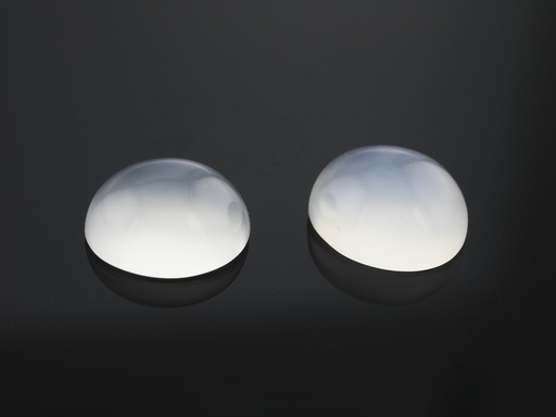 [MV-0907] White Moonstone 9x7mm Oval Cabochon