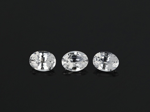 [SCWV0403] White Sapphire 4x3mm Oval