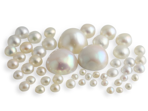 [JSRC0275] Freshwater Half Seed Pearls 2.75-3.00mm White