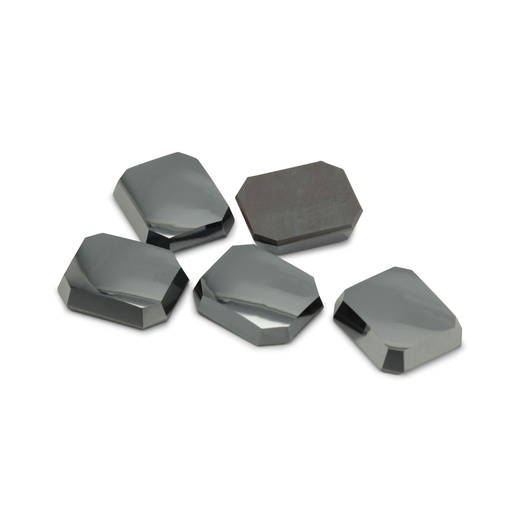 [HAJ20024] Haematite 12x10mm Octagonal Buff Top SB German Cut 