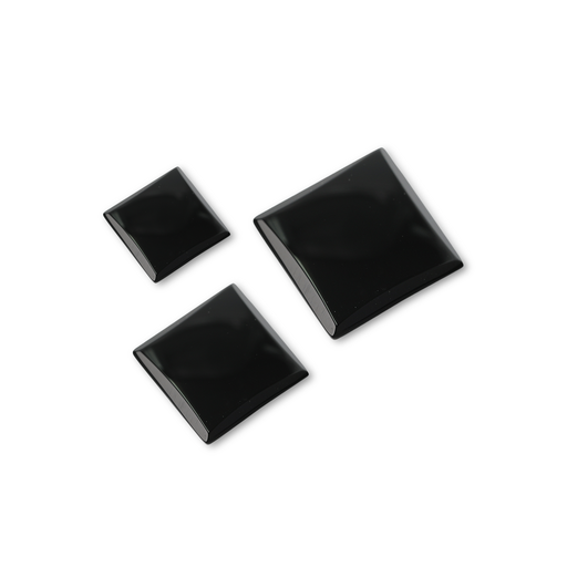 [XQ-20A] Onyx 20mm Square Flat Polished