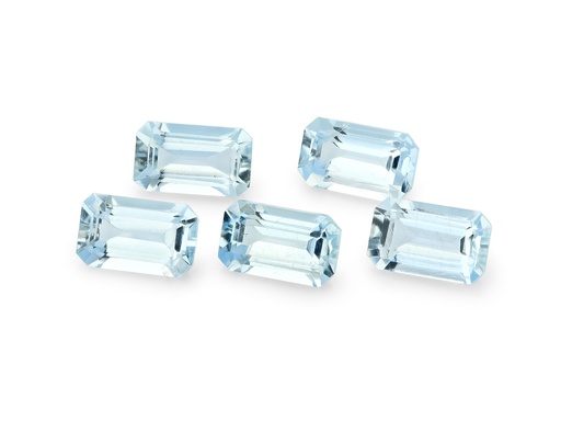 [QE0503A] Aquamarine 5x3mm Emerald Cut