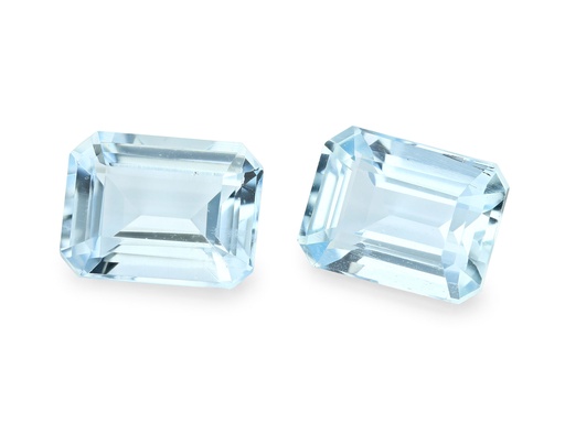 [QE0806A] Aquamarine 8x6mm Emerald Cut