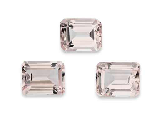 [MGE0705] Morganite 7x5mm Emerald Cut Pink