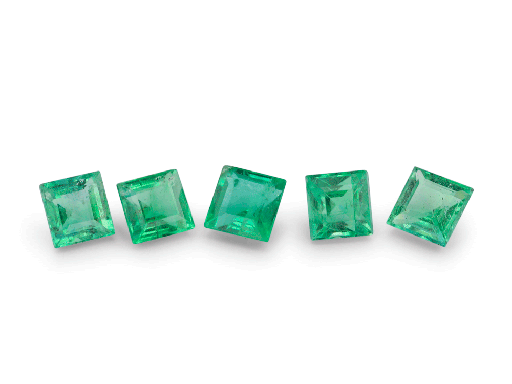 [EQ02A] Emerald 2.00mm Carre Cut