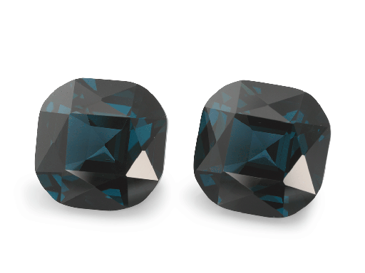 [SPINX3131] Spinel 8.2x8.1mm Cushion Blue