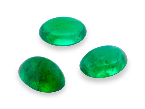 [EJ3036] Emerald 6x4mm Oval Cabochon