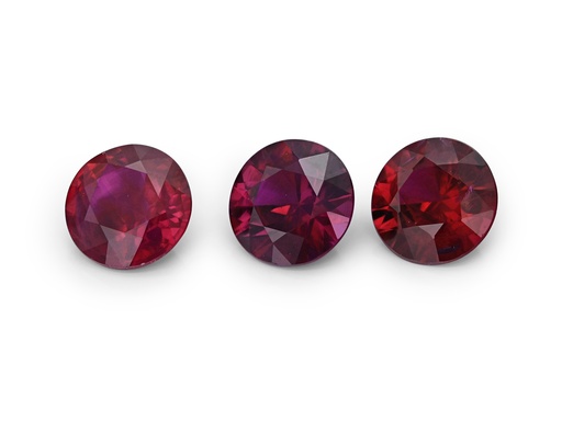 [RR04C] Ruby 4.00mm Round Red