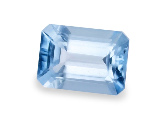 [QX3245] Aquamarine 7.2x5.2mm Emerald Cut