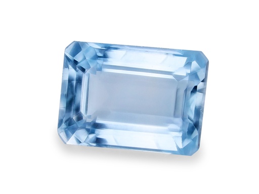 [QX3247] Aquamarine 7.1x5.1mm Emerald Cut