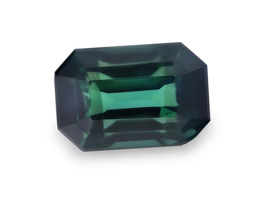 [SPAX3996] Sapphire 7.1x4.8mm Emerald Cut Teal