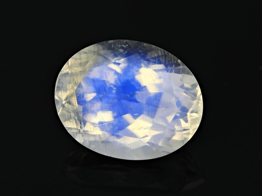 [MSX3054] Blue Moonstone 9.8x8mm Oval Faceted