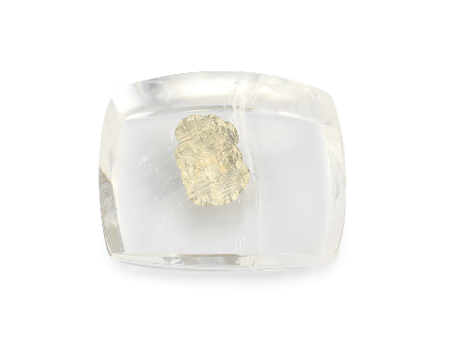 [QZX3336] Quartz with Pyrite 18x17mm Square Shape