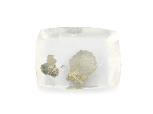 [QZX3337] Quartz w Pyrite 21x18mm Rectangle 