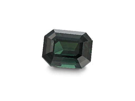 [SPAX3739] Sapphire 7.4x5.6mm Emerald Cut Teal