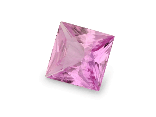 [KX3279] Pink Sapphire 4.90mm Princess Cut