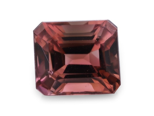 [TUX4003] Orange Pink Tourmaline 8x6.95mm Emerald Cut