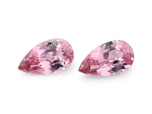 [SPINX3491] Spinel 7.5x4.35mm Pear Shape Pink - Pair