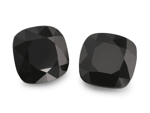 [SPBAQ08A] Black Spinel 8.00mm Cushion