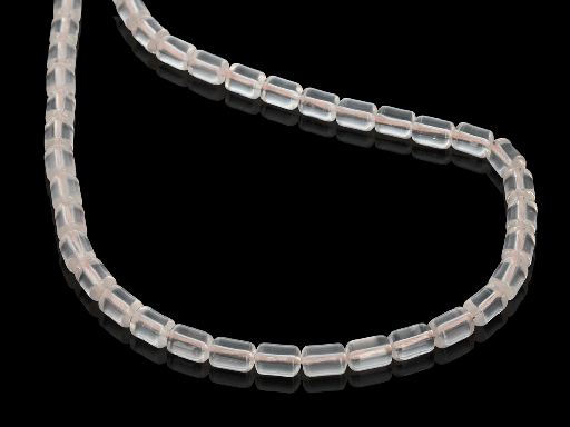 [BEADJ1545] Rose Quartz 10x7mm Cylinder Strand Beads