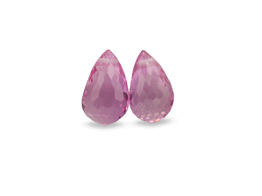 [BRIX3089] Pink Sapphire 6.5x4mm +/- Briolette